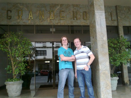 Agradecimentos ao Grande Hotel - Blumenau